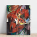 Reproduktion af maleriet De ræve - Franz Marc