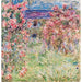 Reproduktion af maleriet Les roses - Claude Monet