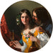 De tre mest lækre ting - Friedrich von Amerling — vist i et interiør