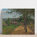 Reproduktion af maleriet af Camille Pissarro - Louveciennes Frugtplantager