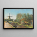 Ved kanalen Hollande - Lesser Ury — indrammet kunstværk på væggen
