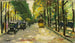 Rue berlinoise ensoleillée - Lesser Ury — visning af kunstværket