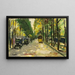 Rue berlinoise ensoleillée - Lesser Ury — indrammet kunstværk på væggen