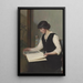 Læsning - Lilla Cabot Perry — indrammet kunstværk på væggen
