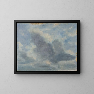 Studie af himlen - Lionel Constable — indrammet kunstværk på væggen