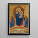 La Vierge à l'Enfant en majesté avec quatre anges - Lippo di Benivieni — indrammet kunstværk på væggen