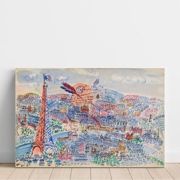 Reproduktion af maleriet Livre d'Or de Marianne - Raoul Dufy