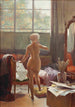 Le modèle de l'artiste - Léon Auguste César Hodebert — visning af kunstværket