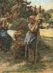 Faneuse eller Fenaison - Léon Augustin Lhermitte — visning af kunstværket