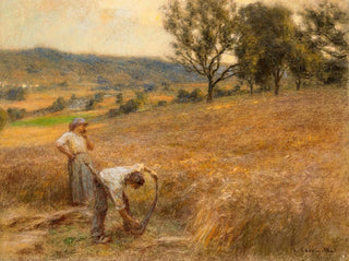 Faucheurs, to figurer - Léon Augustin Lhermitte — visning af kunstværket