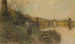 slutningen på en smuk dag, solnedgang, fisker - Léon Augustin Lhermitte — visning af kunstværket