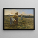 Glaneuses le soir - Léon Augustin Lhermitte — indrammet kunstværk på væggen