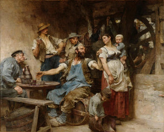 Le vin - Léon Augustin Lhermitte — visning af kunstværket