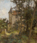 Les aborder af et gotisk slot - Léon Augustin Lhermitte — visning af kunstværket