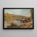 Quai au Sable Chartres - Léon Augustin Lhermitte — indrammet kunstværk på væggen