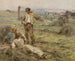 hvile under høst - Léon Augustin Lhermitte — visning af kunstværket