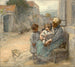 "Søstrene" - Léon Augustin Lhermitte — visning af kunstværket