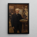 L'atelier du sculpteur Henri Allouard - Léon Eugène Maxime Faivre — indrammet kunstværk på væggen
