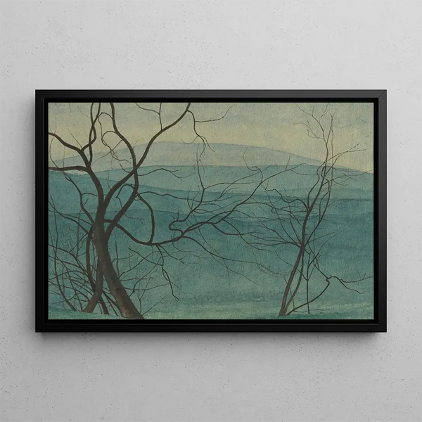 Gren af træ - Léon Spilliaert — indrammet kunstværk på væggen