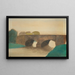 Pont - Léon Spilliaert — indrammet kunstværk på væggen