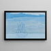 Chalutier sur la mer - Léon Spilliaert — indrammet kunstværk på væggen