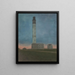 Le phare d'Ostende au lever du soleil - Léon Spilliaert — indrammet kunstværk på væggen