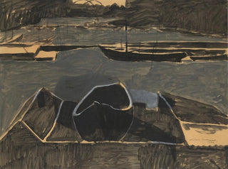 Dokken i Ostende - Léon Spilliaert — visning af kunstværket