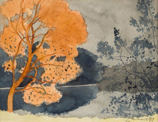 Efterårssø - Léon Spilliaert — visning af kunstværket