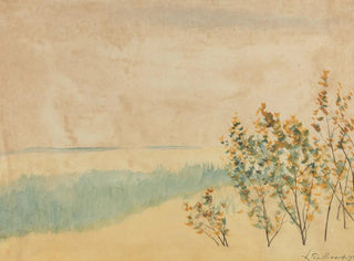 Landskabsmaleri - Léon Spilliaert — visning af kunstværket