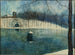 Le parc Léopold d'Ostende med dammen og Trinkhall under sneen - Léon Spilliaert — visning af kunstværket