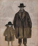 Léon Spilliaert og Madeleine på gåtur i Ostende - Léon Spilliaert — visning af kunstværket