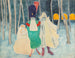 Mascarade Léopold II, Napoléon og blomsterpige - Léon Spilliaert — visning af kunstværket