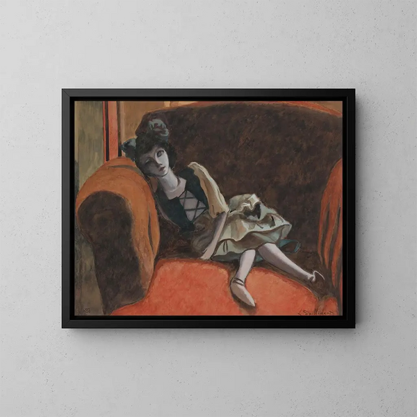 Pop - Léon Spilliaert — indrammet kunstværk på væggen