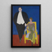 Portrait af Gustave og Norine Van Hecke - Léon Spilliaert — indrammet kunstværk på væggen
