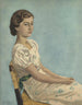 Portrait af Mlle Simonne Kremer - Léon Spilliaert — visning af kunstværket