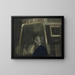 Selvportræt med spejl - Léon Spilliaert — indrammet kunstværk på væggen