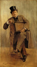 Portrait af Georges Courteline 1858-1929 - Léopold Stevens — visning af kunstværket