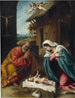 La Nativité - Lorenzo Lotto — visning af kunstværket