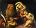 maleriet Jomfruen og barnet med de hellige Zakarias og Johannes Døberen - Lorenzo Lotto — visning af kunstværket