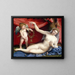 Vénus og Cupido - Lorenzo Lotto — indrammet kunstværk på væggen