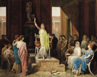 Sappho - Louis-Hector Leroux — visning af kunstværket