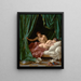 Mars og Venus, allegori over freden - Louis-Jean-François Lagrenée — indrammet kunstværk på væggen