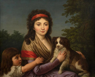 LouisJeanFranois Lagrene - Portrait of AlexandrineJulie Vaudoyer daughter of the painter and wife of the architect AntoineLaurent Vaudoyer.webp
