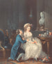 L'Amant écouté - Louis-Marin Bonnet — visning af kunstværket