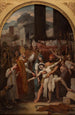 helbredelse af en besat under overførslen af legemerne af Saint Gervais og Saint Protais - Louis-Vincent-Léon Pallière — visning af kunstværket