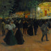Louis Abel-Truchet - La fête foraine place Pigalle — visning af kunstværket