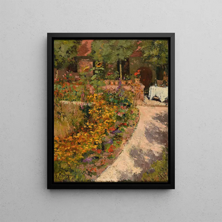 Louis AbelTruchet - Pergola jardin fleuri.webp