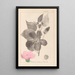 Herbier af den franske flora Pl0055 - Louis Antoine Cusin — indrammet kunstværk på væggen