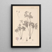 Herbier de la flore française Pl0060 - Louis Antoine Cusin — indrammet kunstværk på væggen