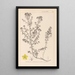 Herbier de la flore française Pl0099 - Louis Antoine Cusin — indrammet kunstværk på væggen
